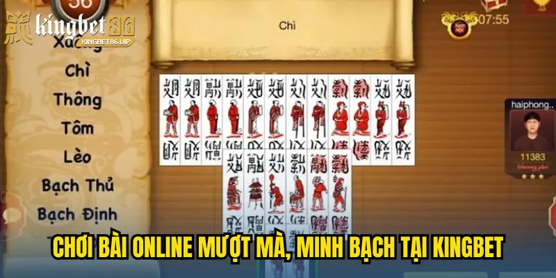 Chơi bài online mượt mà, minh bạch tại kingbet
