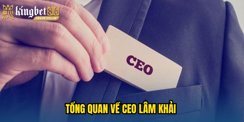 CEO Lâm Khải - Người Đứng Sau Sự Thành Công Của KINGBET86 1 Tổng quan về CEO Lâm Khải