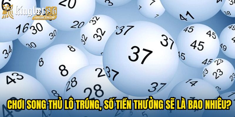Chơi song thủ lô trúng, số tiền thưởng sẽ là bao nhiêu?